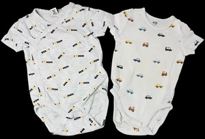 Baby set Gr.74—80 Wickel Body/ Strampler set Baumwolle kurzärmelig - Bild 1 von 2