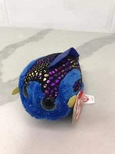 Maddie Blue Fish Teeny Tys Collection Plush Soft Toy Beanie Baby Kids Childrens - Picture 1 of 1