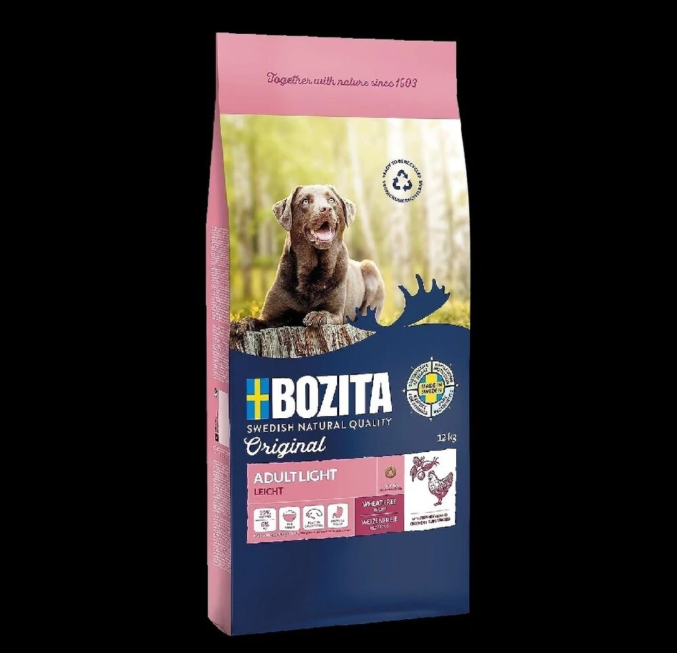 Bozita Original Adult LIGHT 12 kg Hundefutter fettreduziert Trockenfutter leicht - Bild 1 von 3