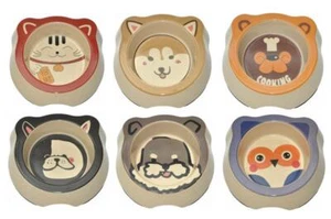 Bambus Futternapf  Fressnapf Hundenapf Katzennapf Futterplatz div. Motive - Bild 1 von 8