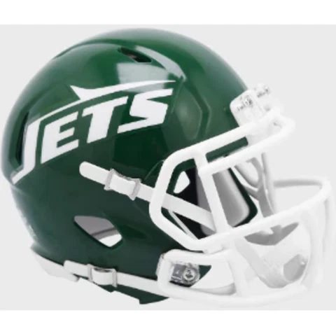 New York Jets 1978 to 1989 Riddell Mini Speed Throwback Helmet - NFL Cover