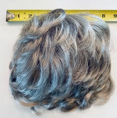 SAPPHIRE VALENTINO LARGE WIGLET with COMBS GREY 34 38 44 56 59 60 101 DK BROWN 4 - Image 1 of 4