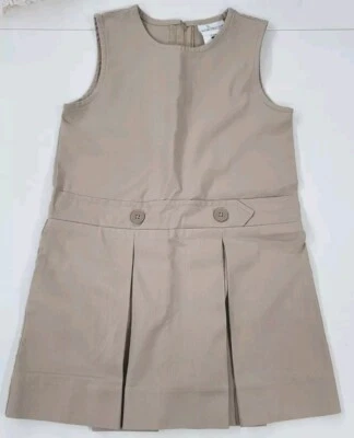 VESTIDO UNIFORME BECKY THATCHER ROPA DE ANCIANO WE CARE NIÑAS TALLA 5 - HECHO EN EE. UU. Foto 1 de 4