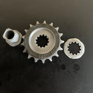 06 Kawasaki ZX1400 Ninja Main Output Chain Sprocket Gear with Nut & Washer - Picture 1 of 10