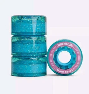 Impala Skates Replacement Wheel 4 Pack 58mm X 32mm Holographic Glitter New - Picture 1 of 3