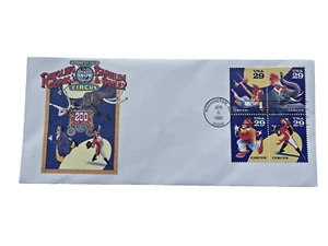US Postal Service Ringling Bros Circus  200th Anniv. Day Of Issue Cancel Stamps - Picture 1 of 6