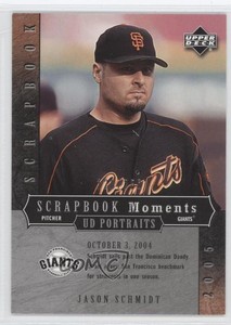 2005 Upper Deck Portraits Scrapbook Moments /150 Jason Schmidt #SM-JS