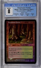 KARPLUSAN FOREST Seventh 7th Edition Foil CGC 8.0 Graded MTG [Card Kingdom]