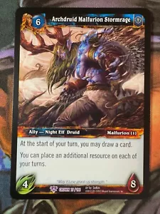 World of Warcraft TCG Crown 77/198 Archdruid Malfurion Stormrage - Picture 1 of 2
