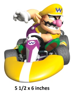 Wario Kart Peel & Stick Decal Super Mario Nintendo Wii Wall Sticker Game Room US - Picture 1 of 1