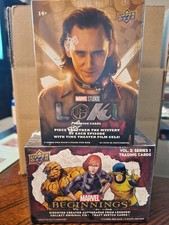 2023 Upper Deck Marvel Studios Loki Blaster Box And Marvel  Beginnings 2 PK