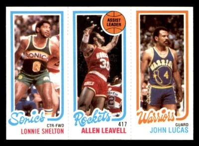 1980 Topps Basketball #152 Shelton Leavell Lucas NM/MT - Image 1 of 2