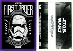 2019 STAR WARS THE RISE OF SKYWALKER CRUSH THE RESISTANCE CR-6 PURPLE 161/199 - Picture 1 of 1