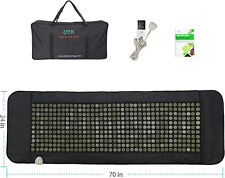 UTK Far Infrared Heating Pad, XXL (70"x24") With 429 Natural Jade Stones.