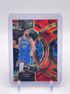 2023-2024 Panini Select 106 Vasilije Micic Red Cracked Ice Premier Prizm Rookie! - Picture 1 of 2
