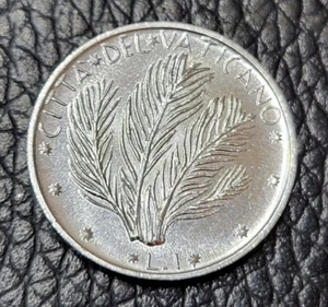 1973 Vatican City 1 Lire Coin - Picture 1 of 2
