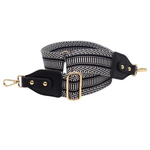 BENAVA Taschengurt Schultergurt Taschen Schwarz Gold Silber Verstellbar Breit