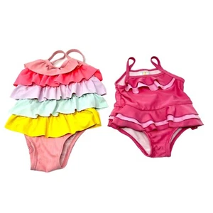 Ropa Bebé Niña - 2 Trajes de Baño - Tallas 12 Meses y 12 - 18 Meses - Imagen 1 de 5