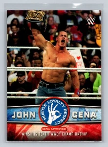 2017 Topps Heritage John Cena Tribute #27 Wins Tenth WWE Championship - Picture 1 of 2