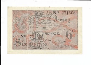6pence sixpence 2WK States of Jersey No.771666 1942-45 Eiamaya - Picture 1 of 5