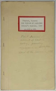 Bayard Taylor / The Vision of Hasheesh - Imagen 1 de 3