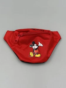 Disney World Mickey Mouse rot KLEIN Kleingeldbeutel für Handgelenk oder Arm oder Puppe - Bild 1 von 6