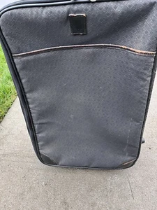 HARTMAN WINGS Diamond Jacquard 22” Upright Wheels Carry On Suitcase - Picture 1 of 20