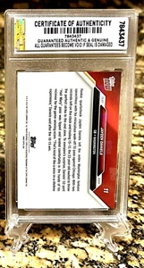 JAYDEN DANIELS 1st Playoff Win 2024 TOPPS Now GRADED GEMMT 10 ROOKIE #22 - Picture 1 of 4