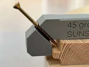 Screw guide for tongue and groove 7017467 3d printed - Picture 1 of 2
