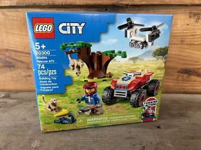 LEGO CITY (60300) - Wildlife Rescue ATV - Lot of 2 Sets - New In Boxes! - Image 1 of 3
