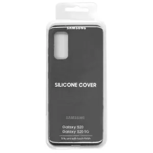 Custodia/Cover Silicone Originale/Ufficiale Samsung Galaxy S20 | S20 5G - Nero NUOVO - Foto 1 di 4