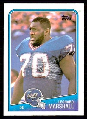 1988 Topps - Leonard Marshall #281 - Image 1 of 2