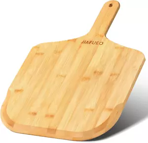 Pizza Peel 12 Inch, Bamboo Pizza Board Wooden Pizza Paddle Spatula Oven Accessor - Picture 1 of 12