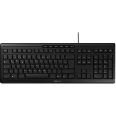 CHERRY Stream USB Tastatur Deutsch, QWERTZ Schwarz - Bild 1 von 2