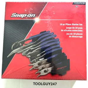 SNAP ON TOOL PL1000START MB 10pc Pliers Starter Set Needle Nose Cutters Crimper+ - Picture 1 of 13