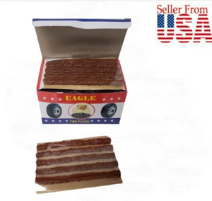 EAGLE Seal Tire Plugs 50 Selas 100% Self Vulcanzing Tubless Tire Repaif Plug - Picture 1 of 5