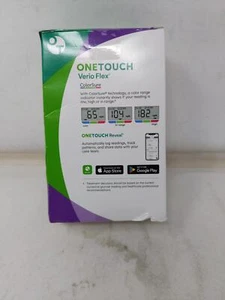 OneTouch Verio Flex Glucose Meter Kit Monitor Lancets Lancing Device Case - Zdjęcie 1 z 5