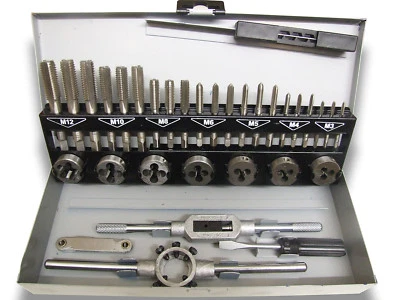 Juego de 32 piezas de grifos y troqueles de acabado métrico - Imagen 1 de 4