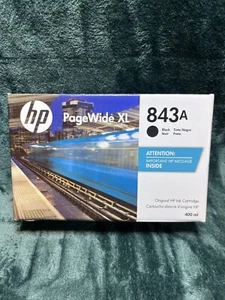 December 2026 Genuine HP 843A PageWide XL Black Ink Cartridge C1Q57A - Picture 1 of 6