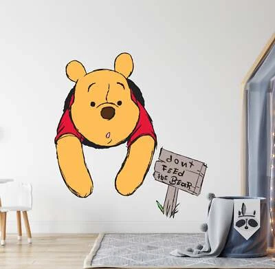 Winnie The Pooh Stuck! Wall Decal Wall Sticker Kids Room Wall Art Mural WTP20 - Image 1 of 4