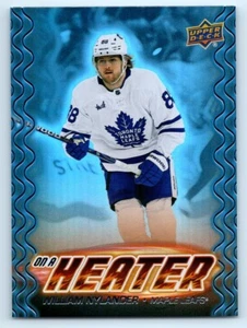2024-25 Upper Deck Series 2 #OH-14 WILLIAM NYLANDER On a Heater Maple Leafs - Picture 1 of 3