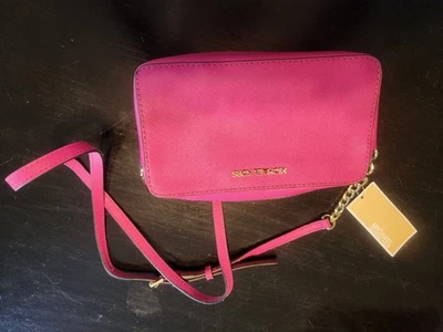 Bolso de mano de viaje Michael Kors Jetset - rosa/frambuesa Foto 1 de 4