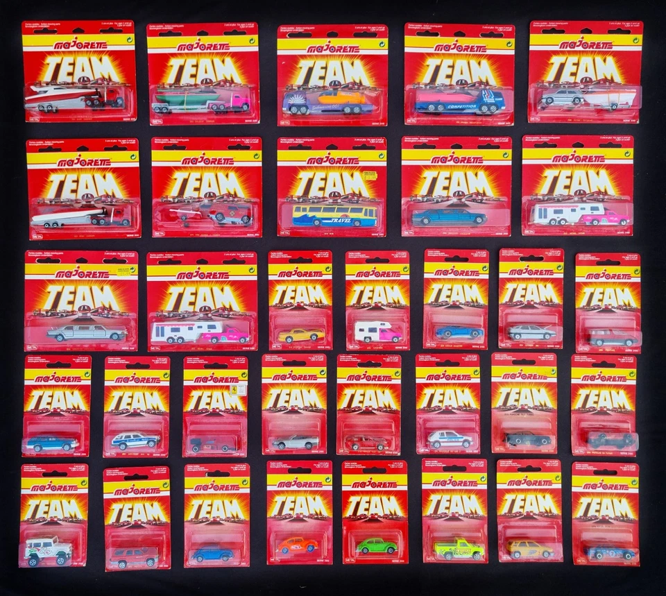 RARE Vintage 1990's Majorette Series 200 Model Cars & Trucks New In Packet, Box - Image 1 of 1