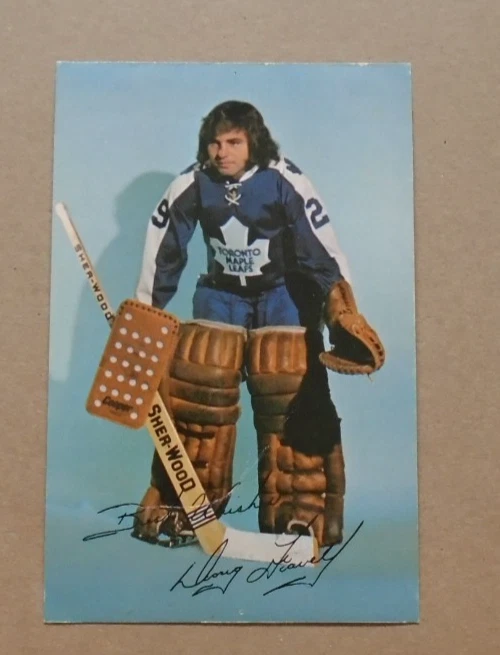 Tarjetas postales Doug Favell Toronto Maple Leaf años 70 - 80 Foto 1 de 1