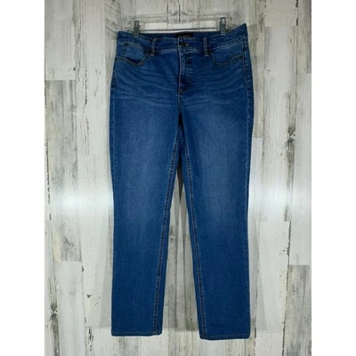 Talbots Flawless Five Pocket Jeans Size 10 (32x28) Straight Medium Wash Mid Rise - Image 1 of 4