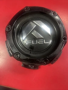 FUEL Center cap 1004-27GB Gloss Black Chrome Accent Single - Picture 1 of 5