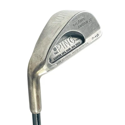 Ping Karsten II Black Dot 8 Iron VIII Roman Numeral Galaxy Graphite Left 37" - Image 1 of 4