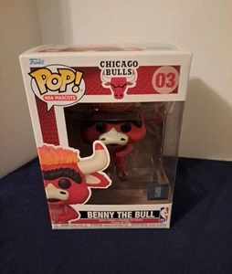 Funko Pop! Vinile: Mascotte Nba - Benny the Bull #03 Chicago Bulls - Foto 1 di 2