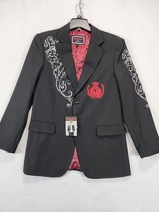 NOS Patroncito USA Original Western Blazer Sport Coat Embroidered Cowboy Vaquero - Picture 1 of 20