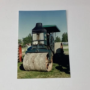 Foto a color de colección Rumely modelo F rodillo de carretera de vapor Canandaigua NY 1996 - Imagen 1 de 2